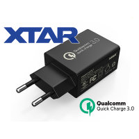 Xtar USB-Netzteil QC3.0 5V-3A/9V-2A/12V-1,5A DBS15Q Quick...