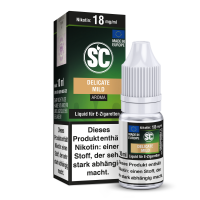 SC Liquid - Delicate Mild Tabak 18 mg/ml