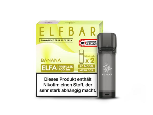 Elf Bar Elfa Pod Banana 20mg/ml (2 Stück)