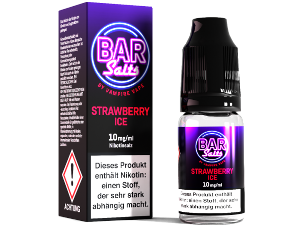 Vampire Vape - Bar Salts - Strawberry Ice - Nikotinsalz Liquid 