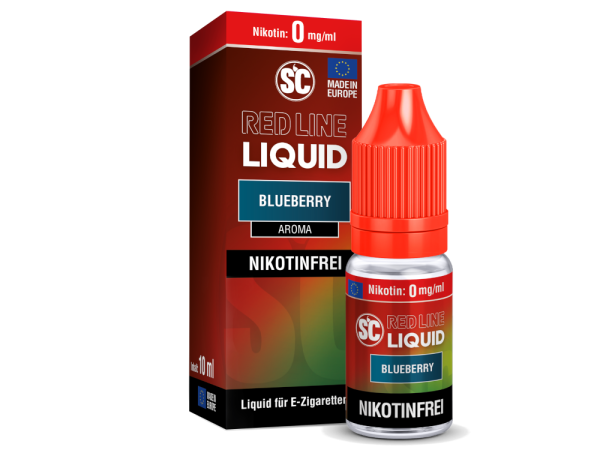 SC - Red Line - Blueberry - Nikotinsalz Liquid 0 mg/ml