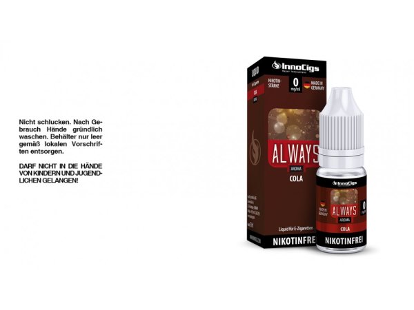 Always Cola Aroma - Liquid für E-Zigaretten