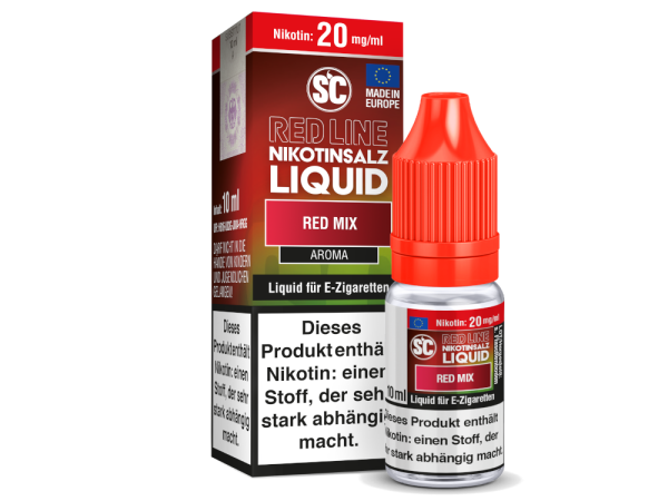 SC - Red Line - Red Mix - Nikotinsalz Liquid 10 mg/ml
