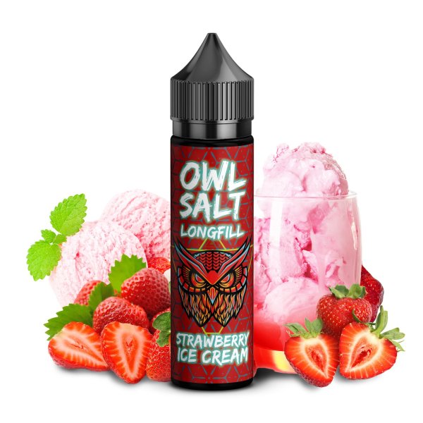 OWL Salt Longfill Strawberry Ice Cream 10 ml