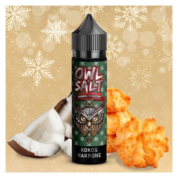 OWL Salt Longfill Kokosmakrone Aroma 10ml