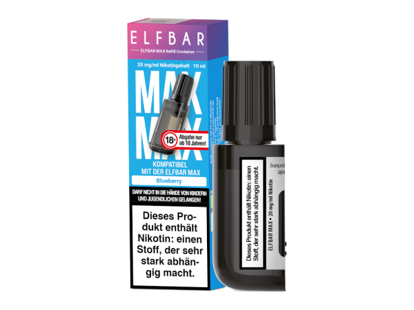 Elfbar - Max Refill Container - Blueberry 20 mg/ml
