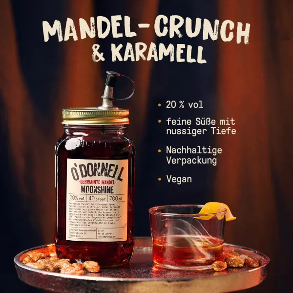 ODonnell Moonshine Likör "Gebrannte Mandel" 700ml