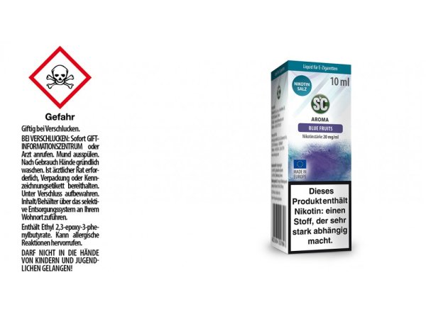 SC - Blue Fruits - E-Zigaretten Nikotinsalz Liquid 20 mg/ml